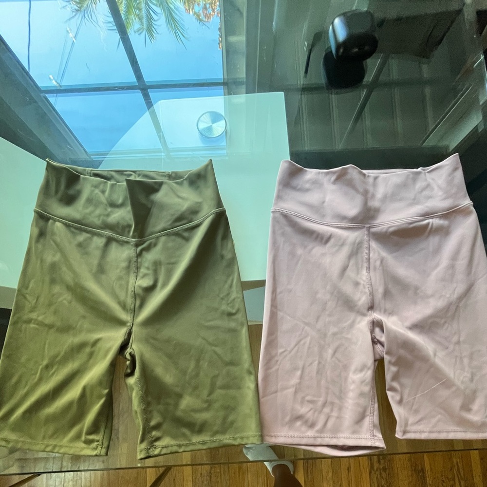 Madewell MWL 7” High Rise Bike Shorts Size S